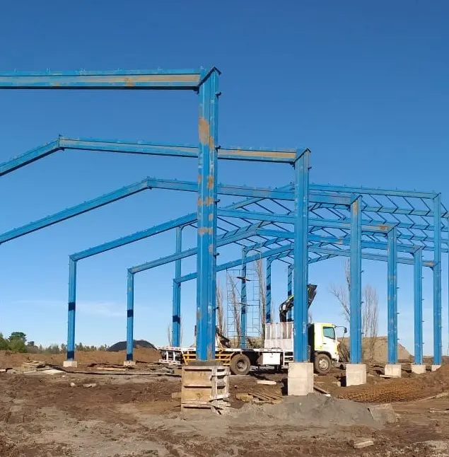 Obra de Project Metal: estructuras metálicas en taller o faena